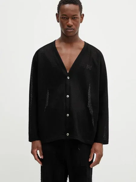 Needles cardigan V-Neck Cardigan negru