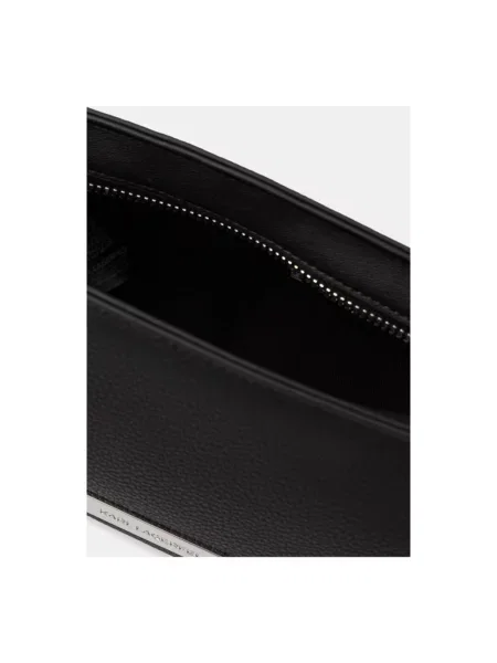 Karl Lagerfeld torebka crossbody z imitacji skóry IKON czarna