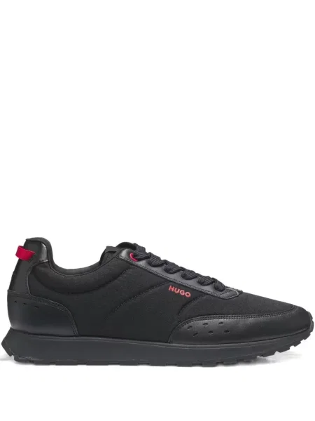 Sneakerși Hugo cu autograf negru