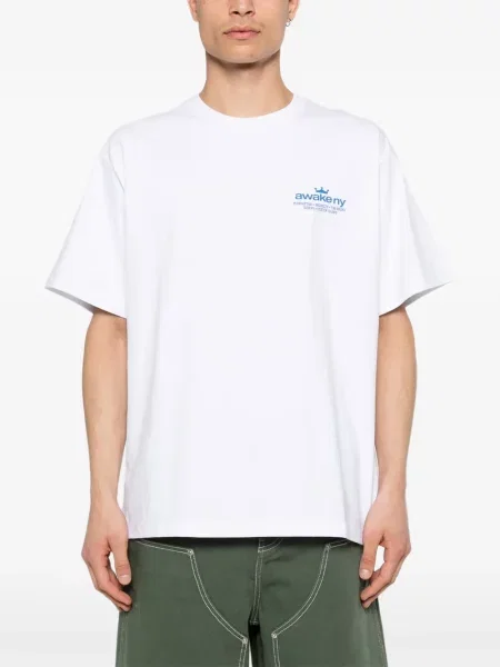 Tricou Awake Ny alb