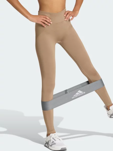 ADIDAS PERFORMANCE Sportnadrágok WE SCRUNCH mokka