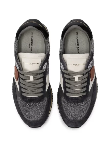 Sneakerși Philippe Model Paris din piele gri