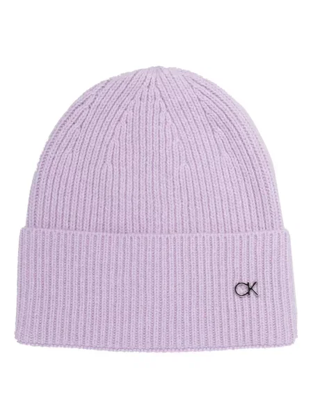 Căciulă Calvin Klein tricotate violet