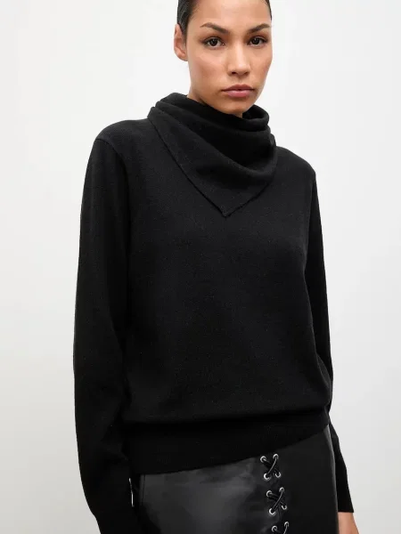 Answear.LAB pulover de lana light negru