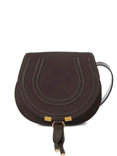 Geanta de piele Chloé Marcie din piele maro
