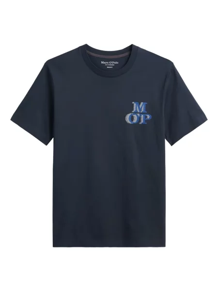 Tricou polo Marc O'polo cu imagine albastru