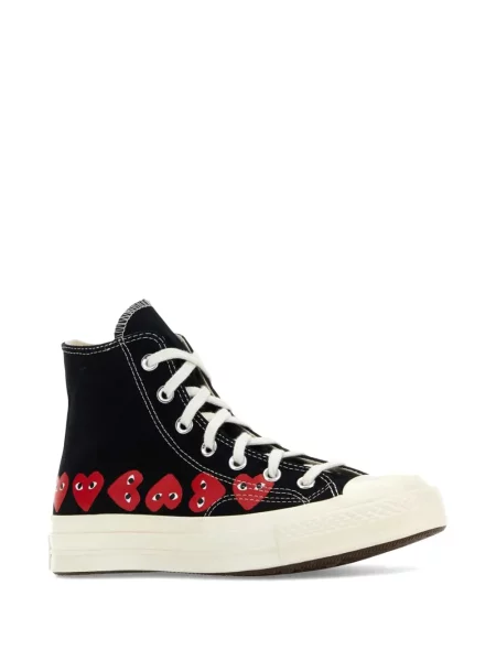 Маратонки Comme Des Garçons Play със сърца черно