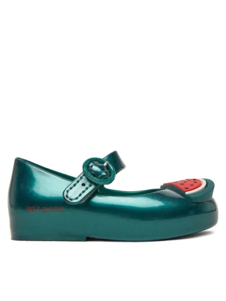 Melissa Балеринки Mini Melissa Sweet Love Picnic Bb зелен