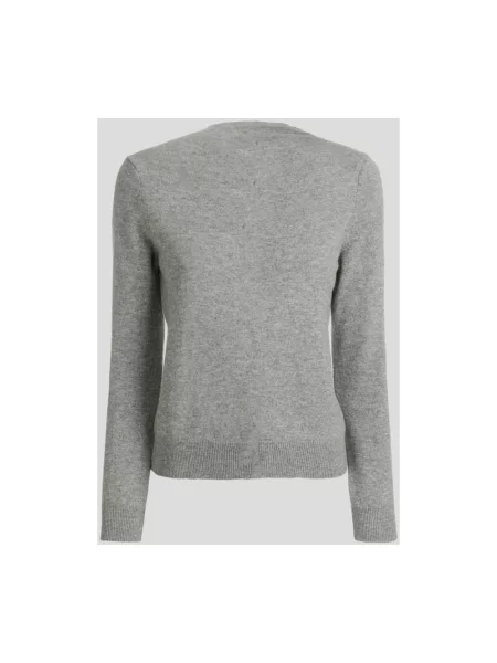 Sweter Comme Des Garcons Play wełniany w serca szary