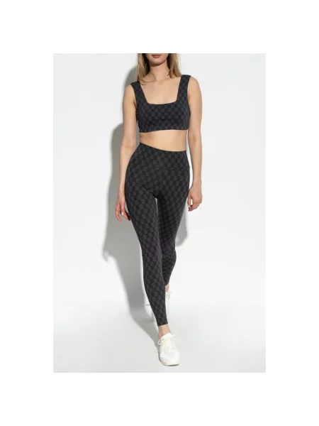 Lniany krótki top By Malene Birger szary