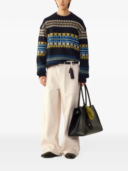 Pantaloni Tomboy alb