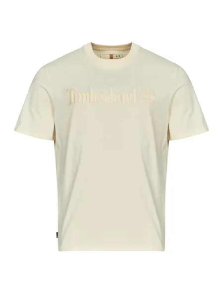 Kratak majica Timberland kratki rukavi bijela