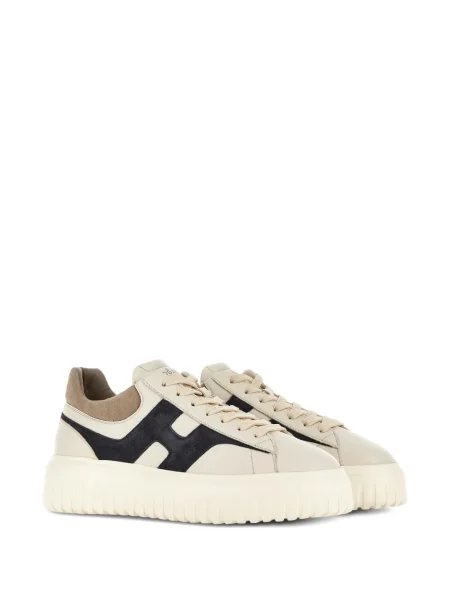 Sneakerși Hogan cu dungi cu platformă
