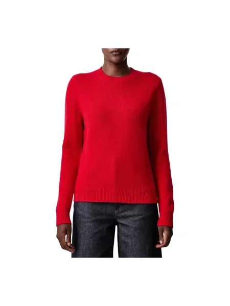 Sweter Barbour wełniany czerwony