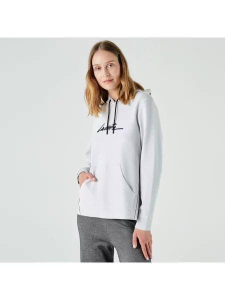 Lacoste Bluza Z Kapturem biała