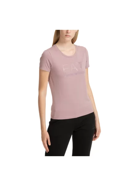 T-shirt Emporio Armani Train Evolution W Tee Ss Big L Fawn XS czarna