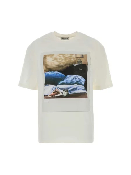 Koszulka Jil Sander biała