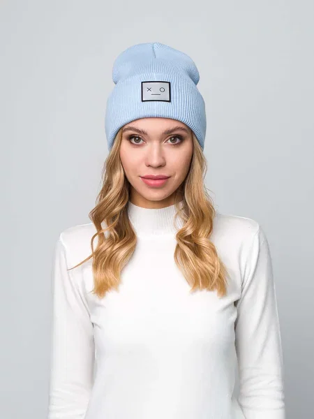 Шапка Luckylook голубая