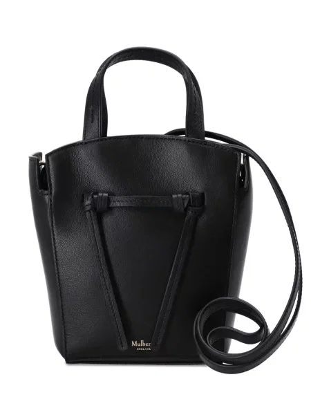 Geanta de piele Mulberry din piele negru
