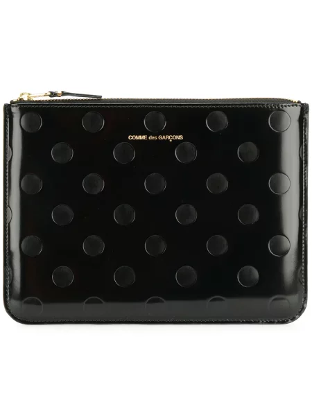 Portofel Comme Des Garçons Wallet cu buline negru