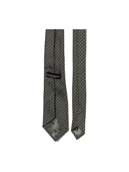 Krawat Emporio Armani szary