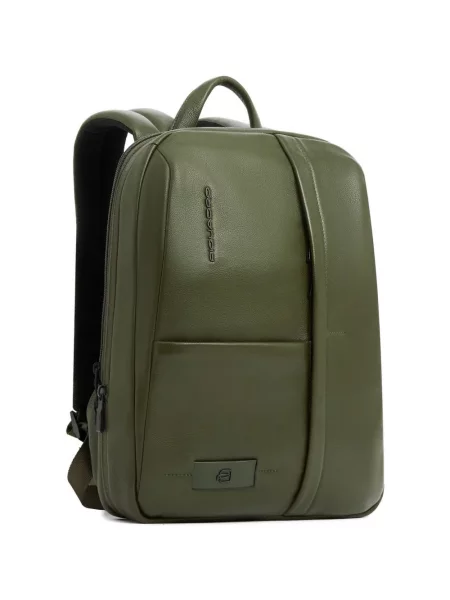 Rucsac Piquadro din piele verde
