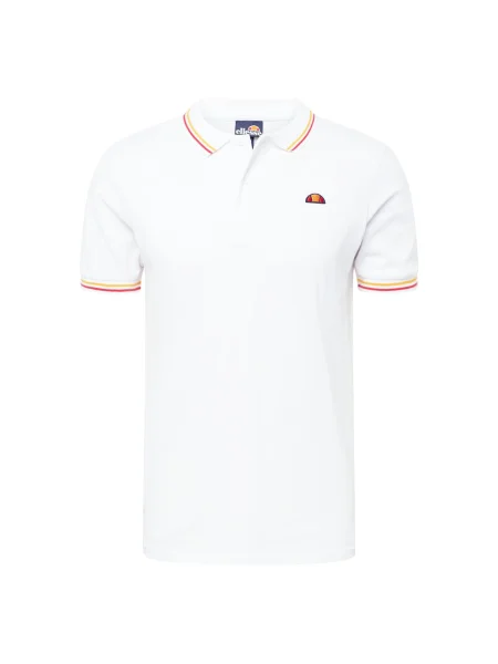 Тениска с яка Ellesse с изчистен дизайн бяло