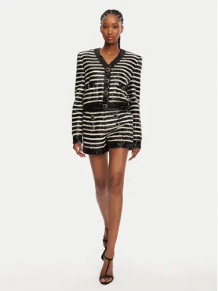 Balmain Šortky z materiálu černá