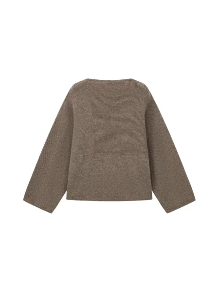 Sweter Emporio Armani wełniany brązowy