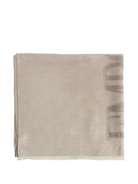 Fular Emporio Armani din jacard cu autograf