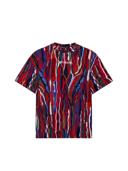 Colucci Tricou albastru / roșu alb