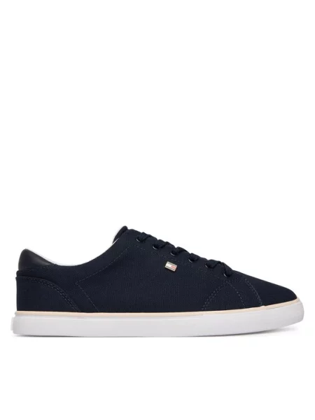 Tommy Hilfiger Laisvalaikio batai Th Low Profile Vulc Canvas Tamsiai mėlyna