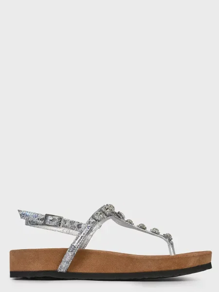 Босоножки Marzetti серебряные