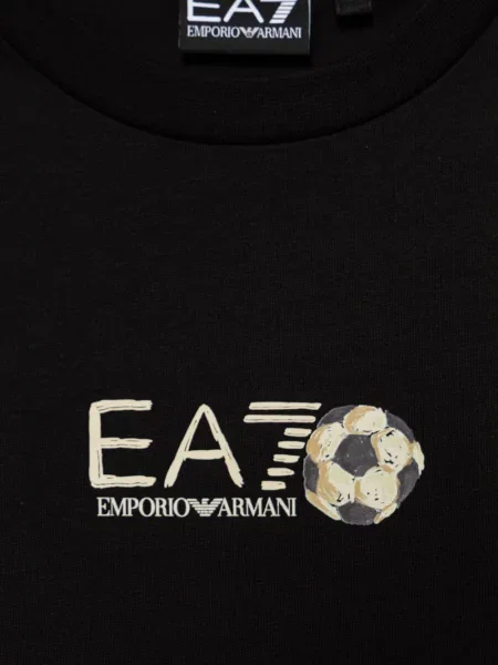 Koszulka dziecięca Ea7 Emporio Armani czarna