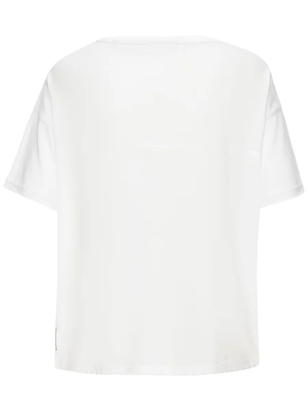 Elbsand Tricou albastru deschis / roz alb