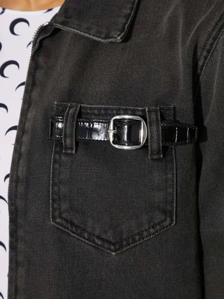 Джинсова куртка Coperni Denim Workwear Jacket перехідна сірий