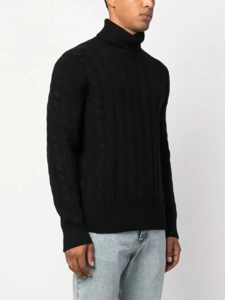 Kostkovaný reverzibilní svetr Polo Ralph Lauren s aplikacemi šedý