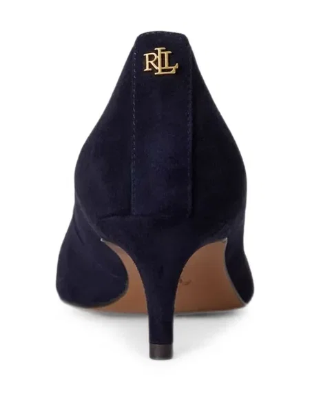 Pantofi cu toc Lauren Ralph Lauren albastru