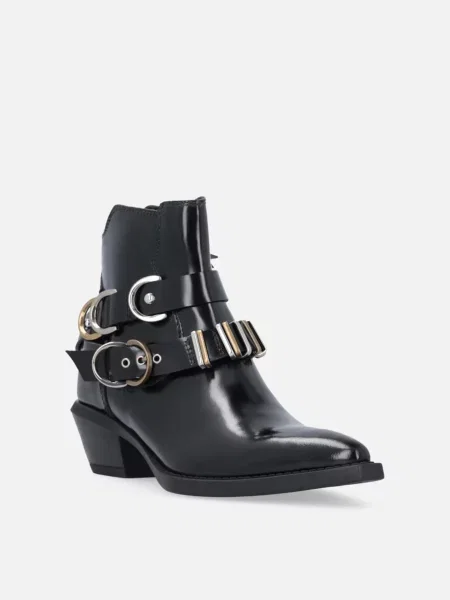 Кожаные сапоги Pinko черные