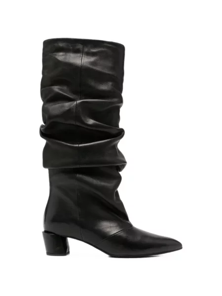 Botine Liska din piele negru