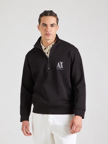 Mikina Armani Exchange čierna