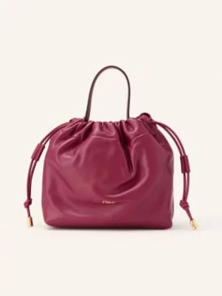 Chloé Torba Z Uchwytami pink różowa