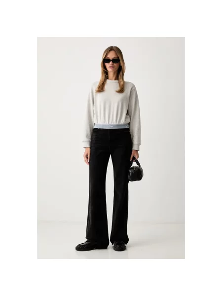 Sweter Kenzo z logo szary