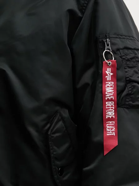 Alpha Industries bomber dzseki Distressed fekete
