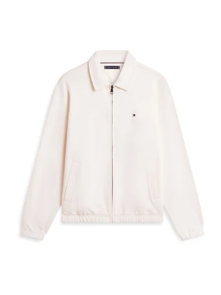 TOMMY HILFIGER Ζακέτα φούτερ ESSENTIAL' λευκό