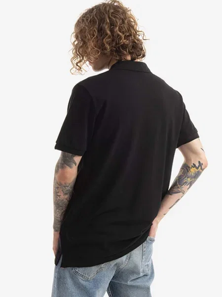 Férfi Alpha Industries Basic Polo Small Logo póló fekete. Méret: L fekete