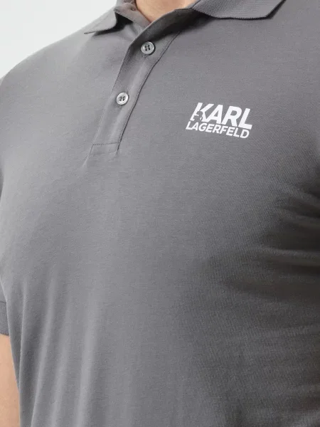 Поло Karl Lagerfeld сіре