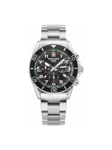 Lniany zegarek Swiss Alpine Military szary