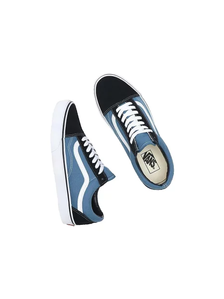 VANS Rövid szárú sportcipők Old Skool / fekete / fehér kék