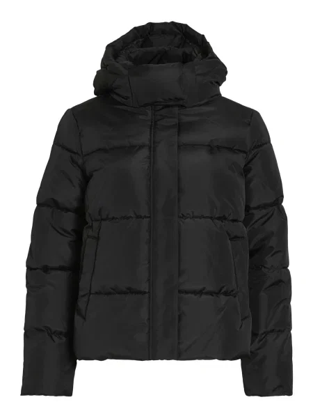 VILA Geacă de primăvară-toamnă VIMILJA' negru